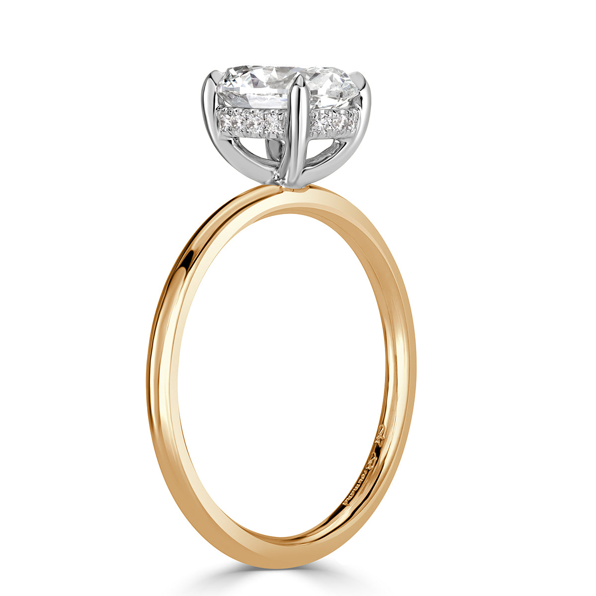 1.59ct Oval Cut Diamond Engagement Ring