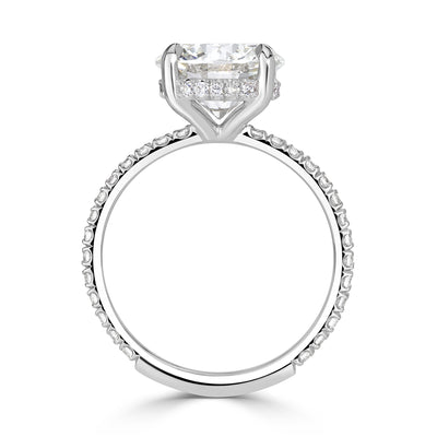 3.49ct Round Brilliant Cut Diamond Engagement Ring