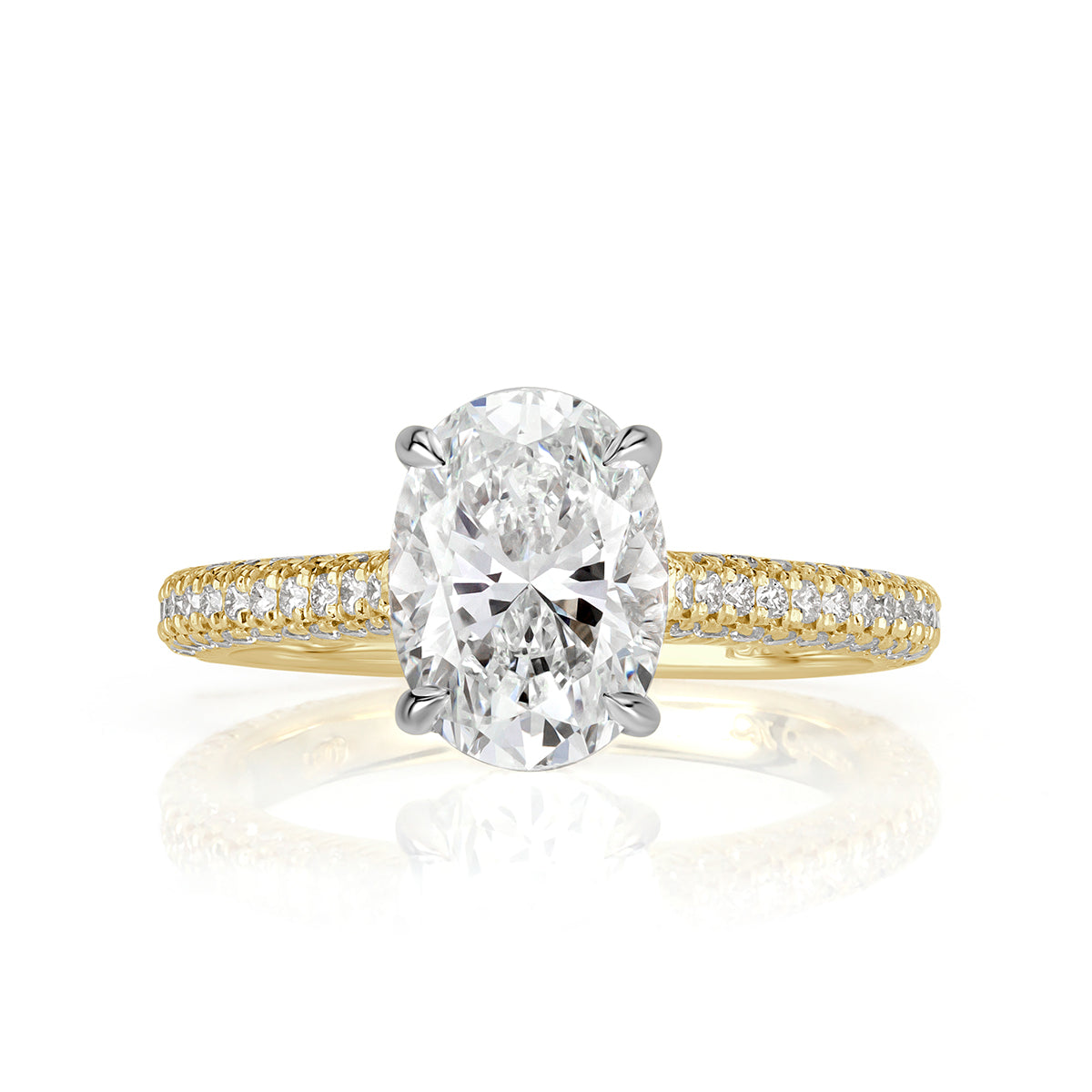 2.32ct Oval Cut Diamond Engagement Ring