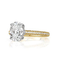 2.32ct Oval Cut Diamond Engagement Ring