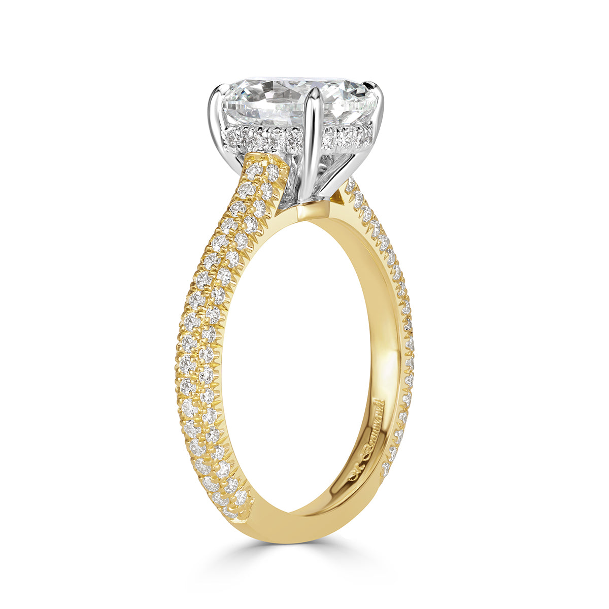 2.32ct Oval Cut Diamond Engagement Ring