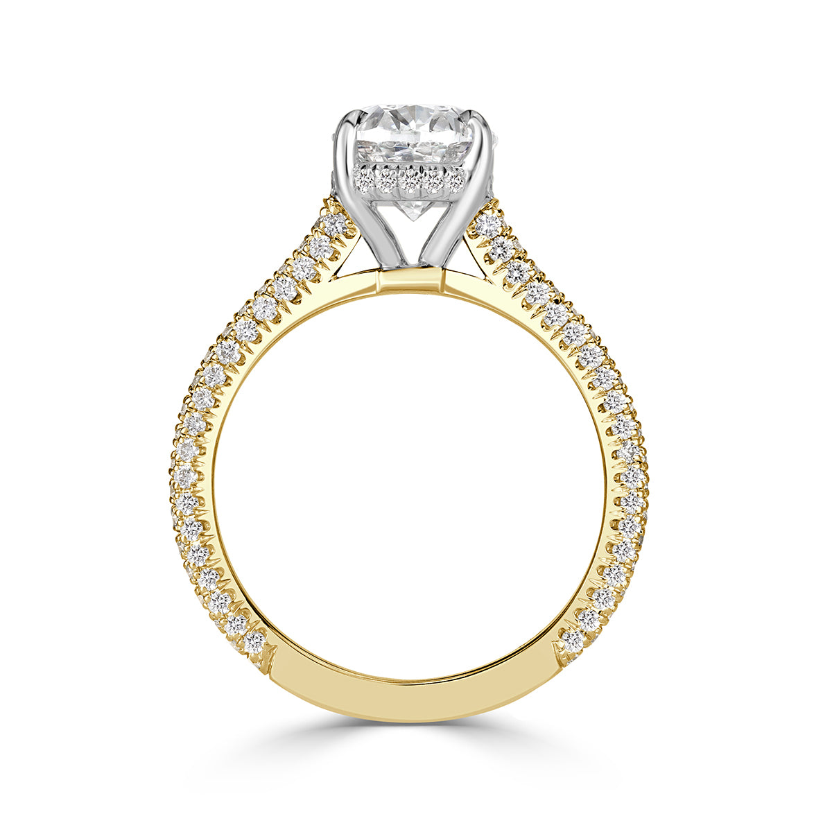 2.32ct Oval Cut Diamond Engagement Ring