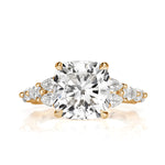 5.32ct Cushion Cut Diamond Engagement Ring