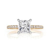 1.98ct Princess Cut Diamond Engagement Ring