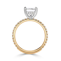 1.98ct Princess Cut Diamond Engagement Ring