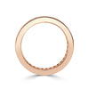 2.42ct Baguette Cut Diamond Eternity Band in 18k Rose Gold