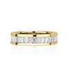 2.42ct Baguette Cut Diamond Eternity Band in 18k Yellow Gold
