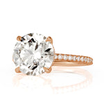 4.98ct Round Brilliant Cut Diamond Engagement Ring