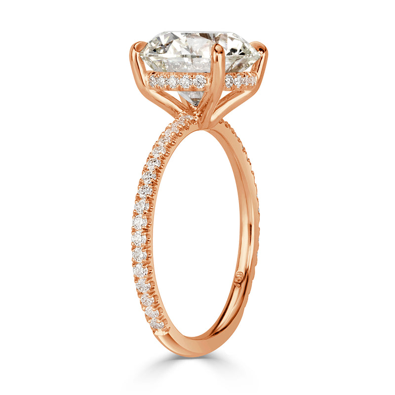 4.98ct Round Brilliant Cut Diamond Engagement Ring