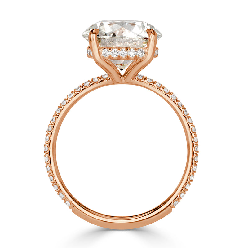 4.98ct Round Brilliant Cut Diamond Engagement Ring