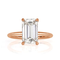 3.03ct Emerald Cut Diamond Engagement Ring