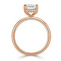 3.03ct Emerald Cut Diamond Engagement Ring