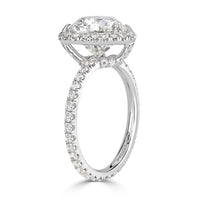 3.68ct Heart Shaped Diamond Engagement Ring