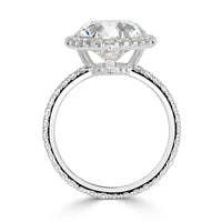 3.68ct Heart Shaped Diamond Engagement Ring