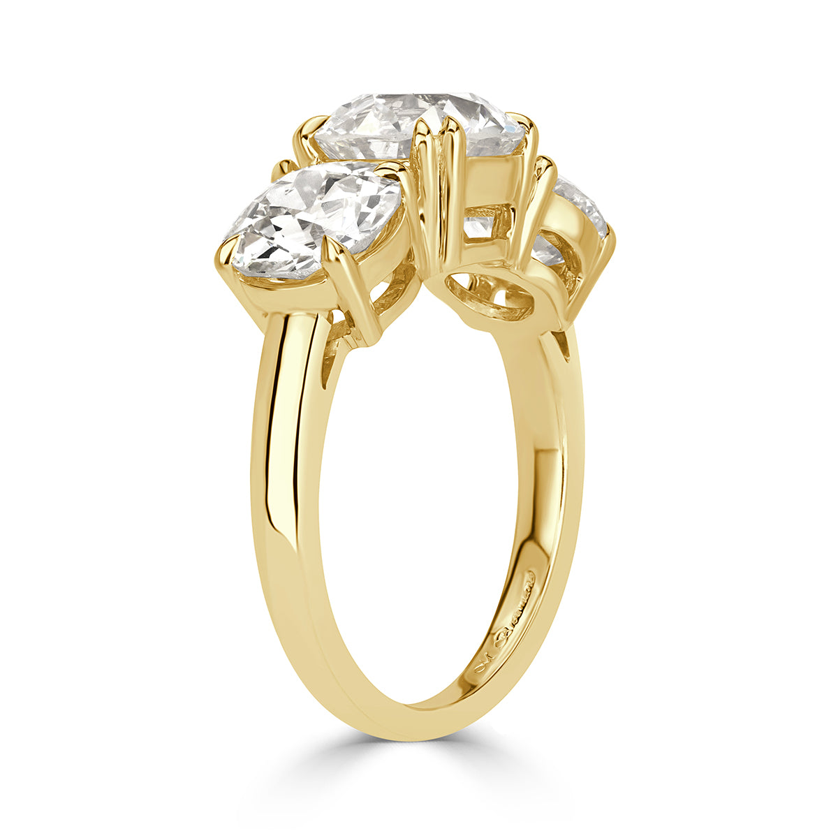 4.95ct Old European Cut Diamond Engagement Ring