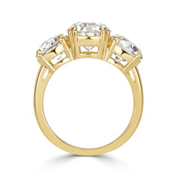 4.95ct Old European Cut Diamond Engagement Ring