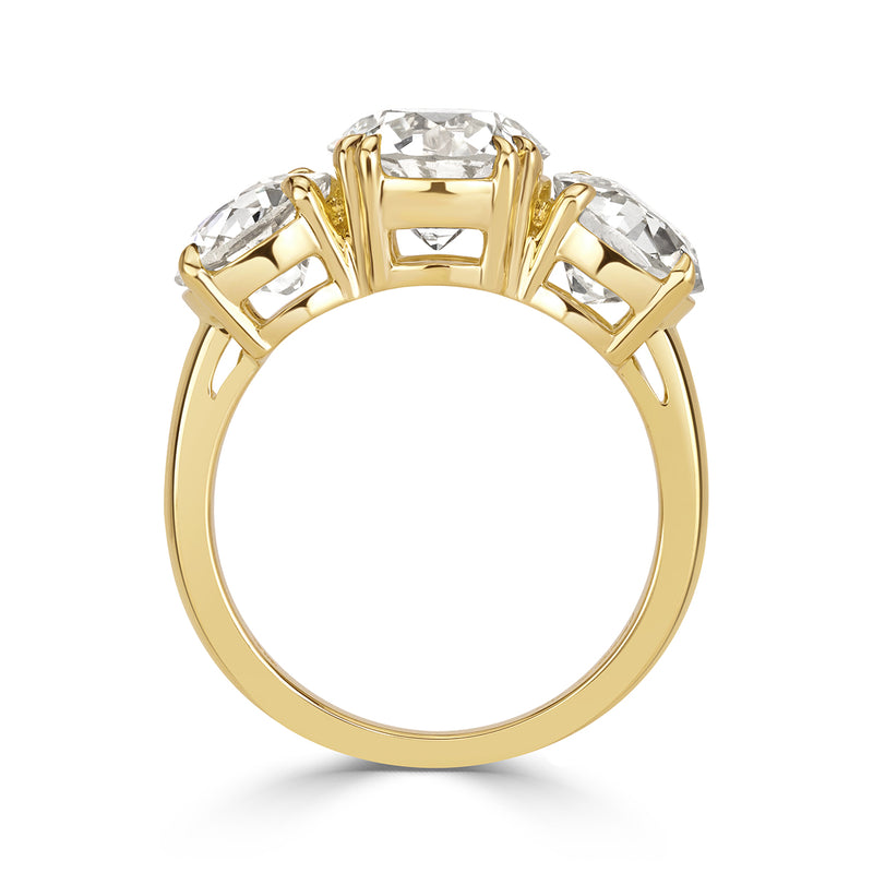 4.95ct Old European Cut Diamond Engagement Ring