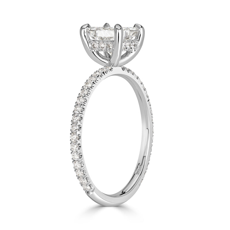 1.49ct Princess Cut Diamond Engagement Ring