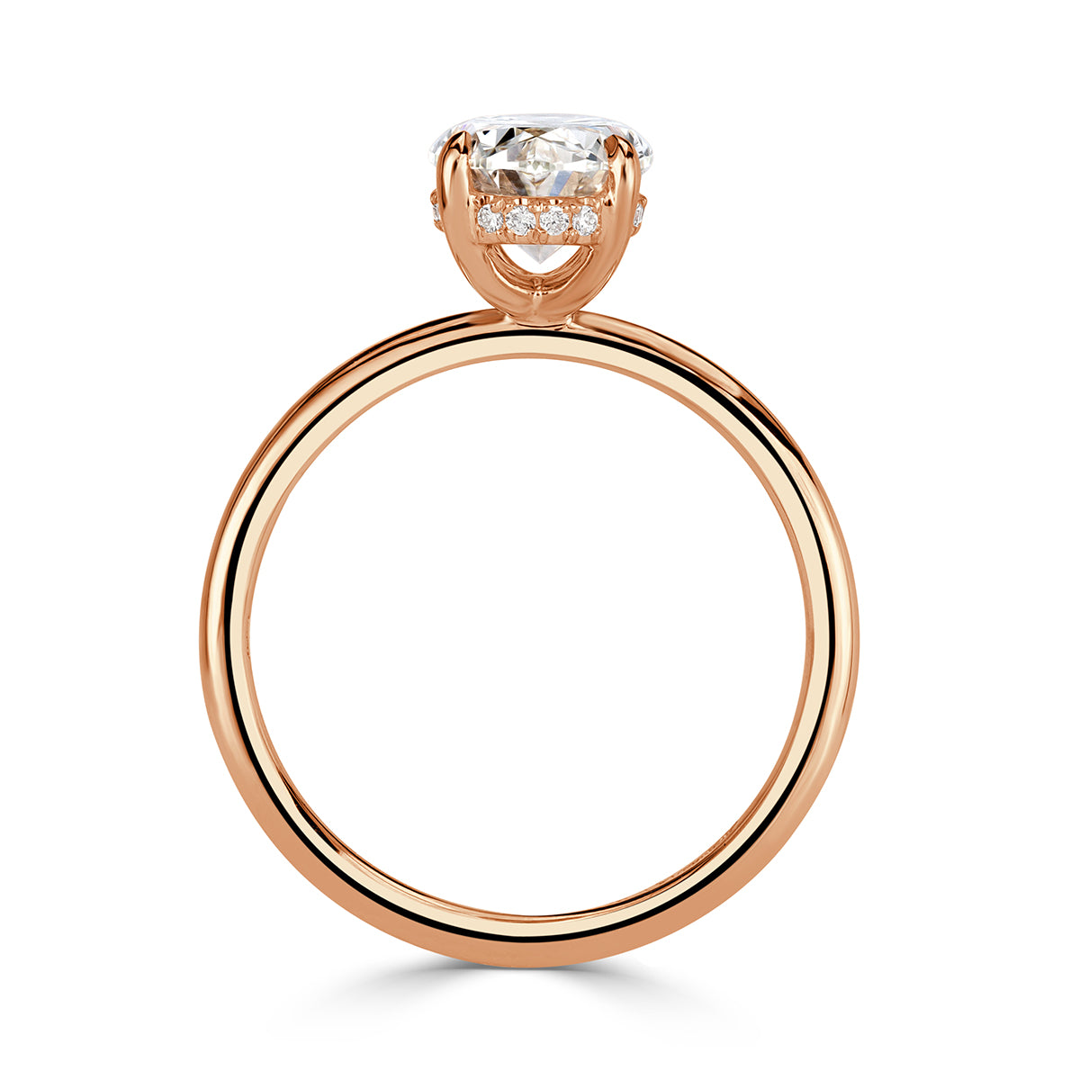 1.76ct Oval Cut Diamond Engagement Ring