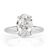 3.62ct Oval Cut Diamond Engagement Ring