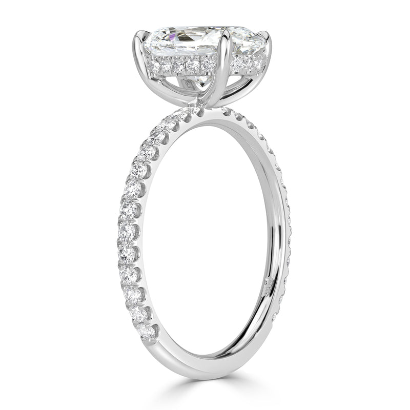 2.49ct Oval Cut Diamond Engagement Ring