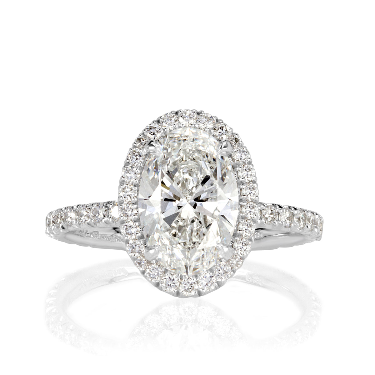 2.32ct Oval Cut Diamond Engagement Ring