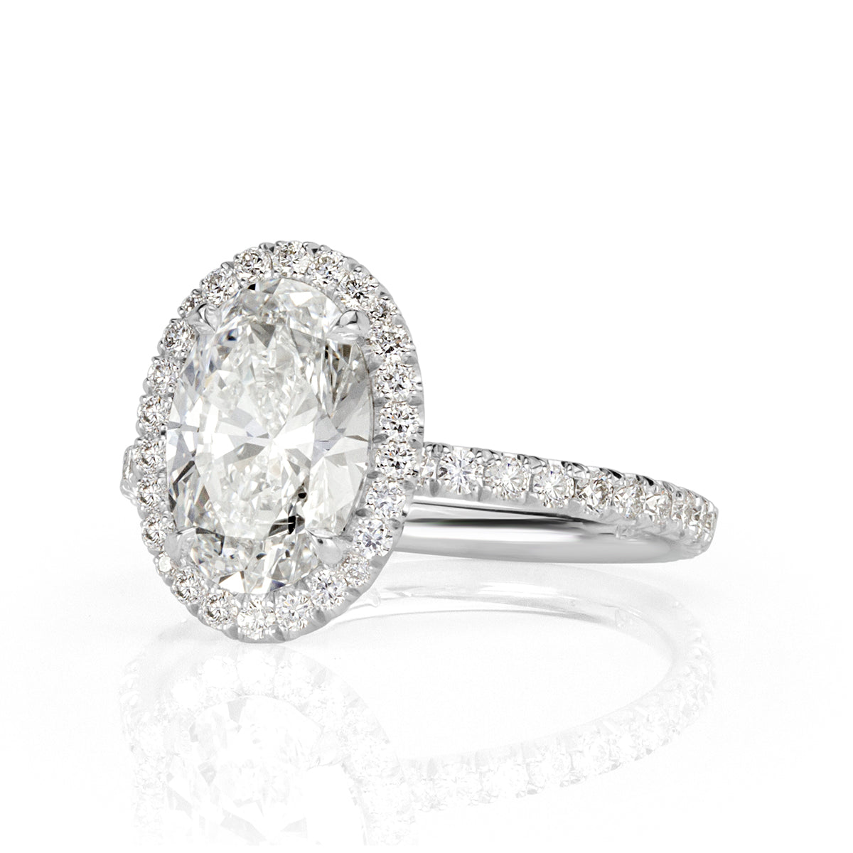 2.32ct Oval Cut Diamond Engagement Ring