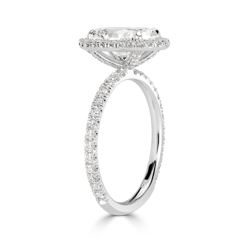 2.32ct Oval Cut Diamond Engagement Ring