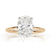 3.19ct Oval Cut Diamond Engagement Ring
