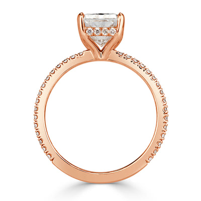 2.95ct Radiant Cut Diamond Engagement Ring