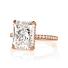 5.36ct Radiant Cut Diamond Engagement Ring