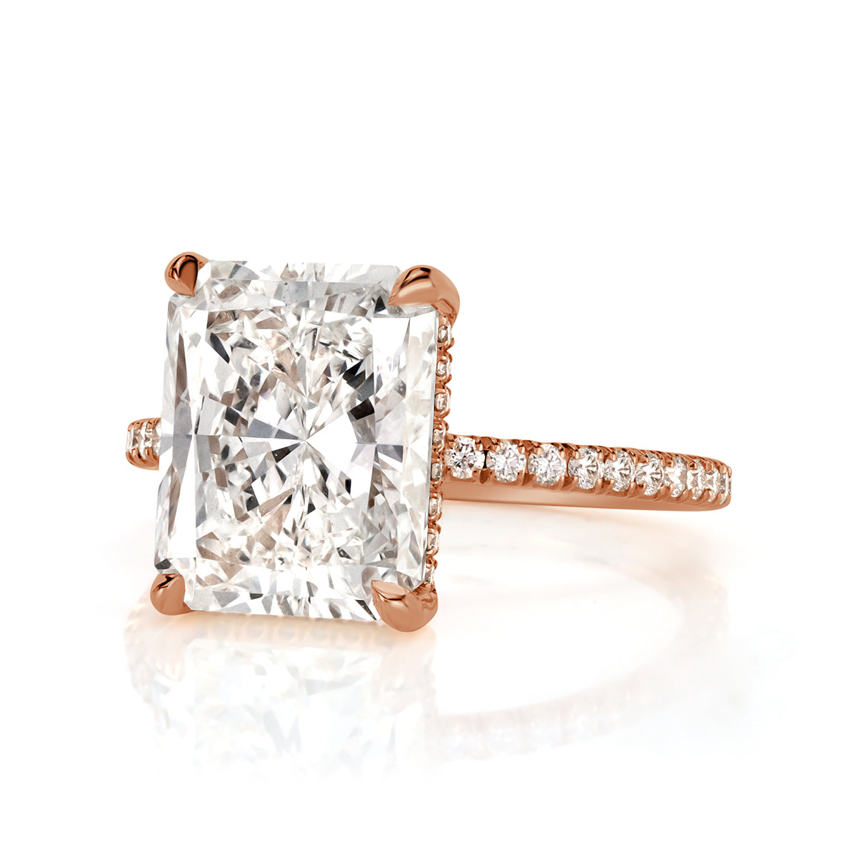 5.36ct Radiant Cut Diamond Engagement Ring