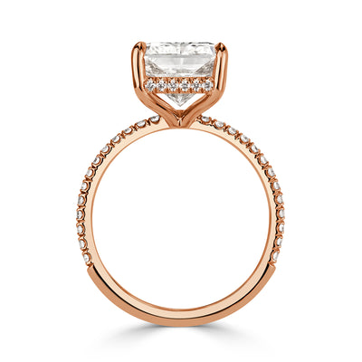 5.36ct Radiant Cut Diamond Engagement Ring