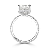 5.48ct Radiant Cut Diamond Engagement Ring