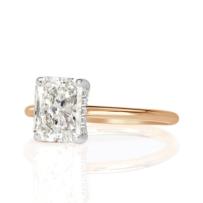 1.58ct Radiant Cut Diamond Engagement Ring
