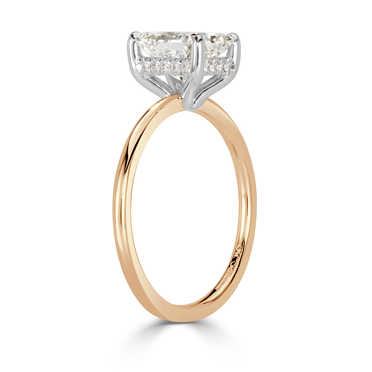 1.58ct Radiant Cut Diamond Engagement Ring