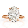 7.12ct Oval Cut Diamond Engagement Ring