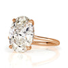 7.12ct Oval Cut Diamond Engagement Ring