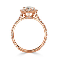 2.12ct Pear Shaped Diamond Engagement Ring