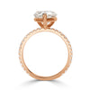 3.26ct Pear Shaped Diamond Engagement Ring