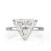 3.67ct Trillion Cut Diamond Engagement Ring