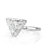3.67ct Trillion Cut Diamond Engagement Ring