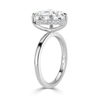 3.67ct Trillion Cut Diamond Engagement Ring
