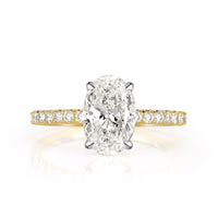 2.32ct Oval Cut Diamond Engagement Ring