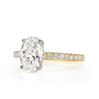 2.32ct Oval Cut Diamond Engagement Ring