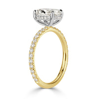 2.32ct Oval Cut Diamond Engagement Ring