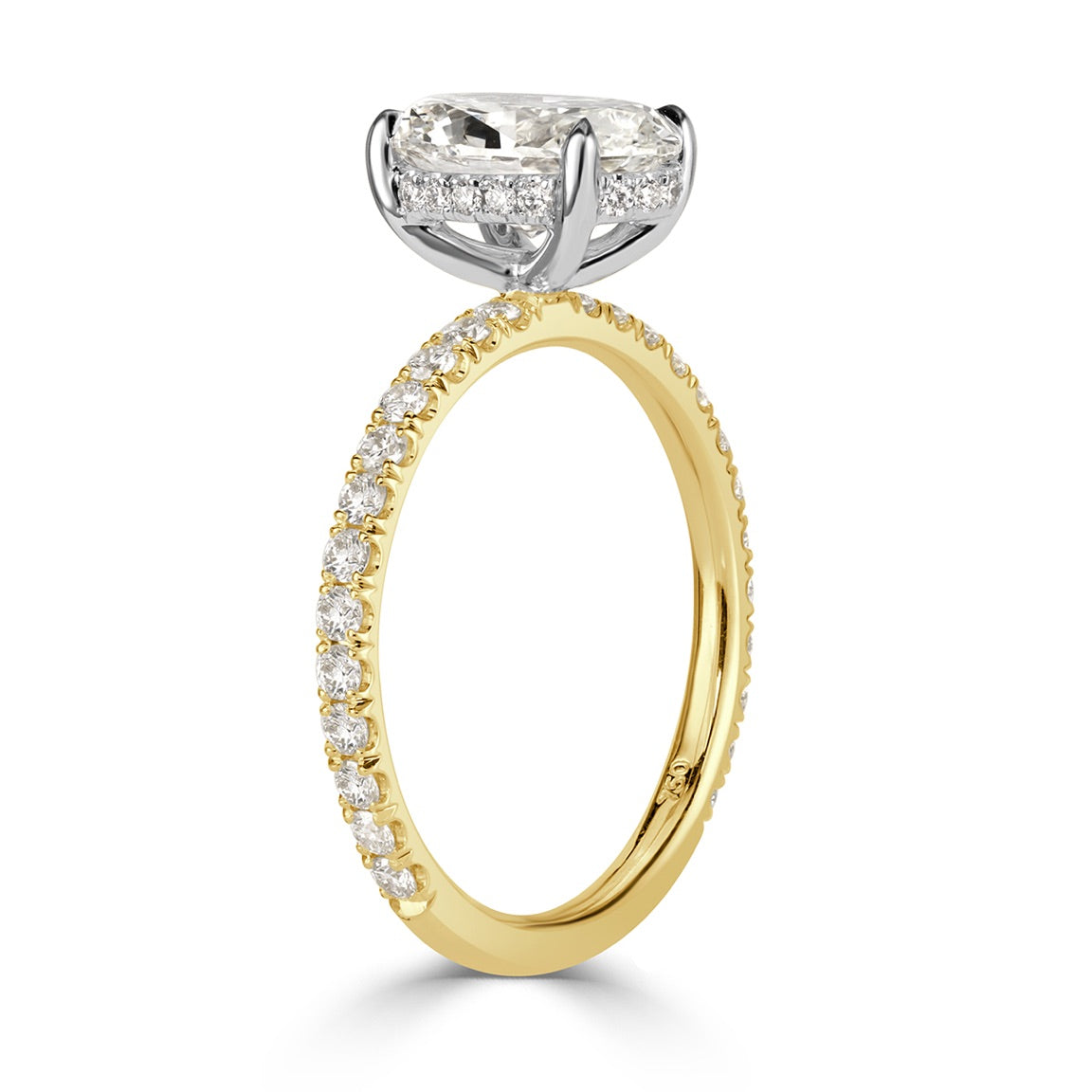 2.32ct Oval Cut Diamond Engagement Ring