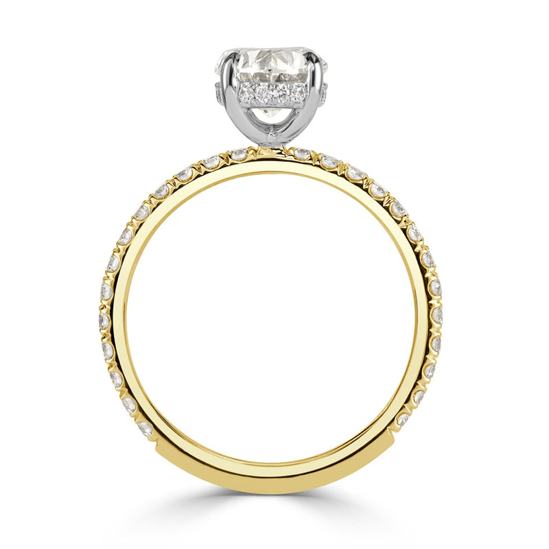 2.32ct Oval Cut Diamond Engagement Ring