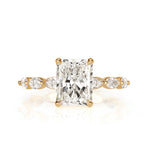 3.10ct Radiant Cut Diamond Engagement Ring