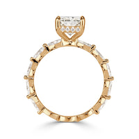 3.10ct Radiant Cut Diamond Engagement Ring